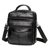 Genuine Leather Male's Crossbody Bag
