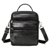 Genuine Leather Male's Crossbody Bag