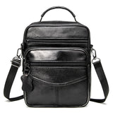 Genuine Leather Male's Crossbody Bag