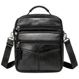 Genuine Leather Male's Crossbody Bag
