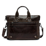WESTAL Briefcase Men Leather