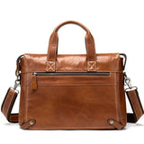 WESTAL Briefcase Men Leather