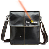 WESTAL men's bags genuine leather shouler bag